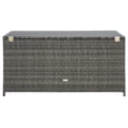 thumbnail image 6 of SAFAVIEH Oliveira Outdoor Patio Cushion Box, Grey Brown/White, 6 of 14