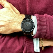 U.S. Polo Assn. Adult Male Analog Bracelet Watch in Gun Metal with Black Diamond (USC8066WM)
