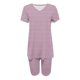 thumbnail image 3 of Blusas para las Mujeres Casual Impreso Cuello en V Manga Corta Blusa Pantalones Cortos, Conjuntos de Ropa para las Mujeres, 3 of 4