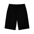 thumbnail image 4 of GHIIYER Bermuda Shorts for Women with Pockets High Waist Cotton Linen Trousers Summer Beach Shorts Size M, 4 of 6