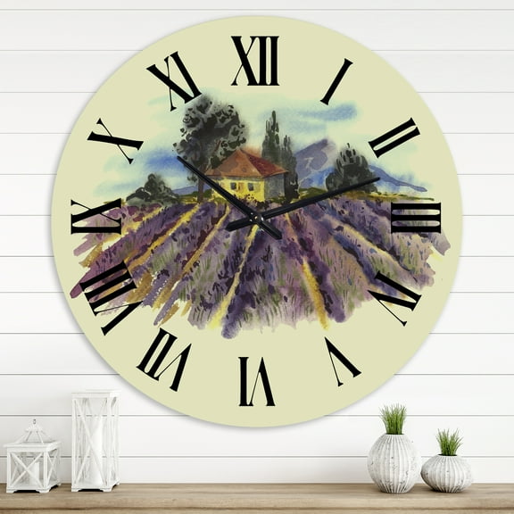 Designart 1 in Quartz Traditional Wall Clock