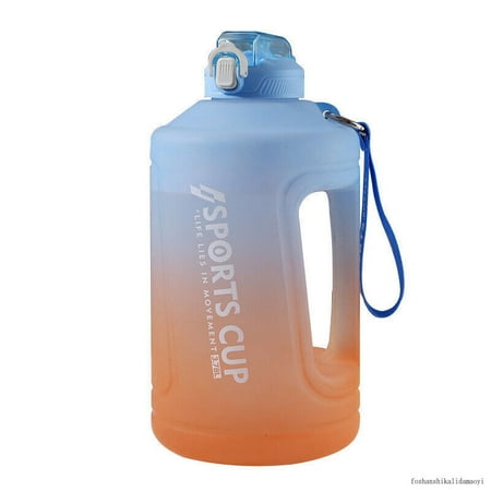 

Water Bottle With Time Marker 1.5L Large Gym Sports Camping Training Bottle