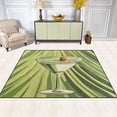 thumbnail image 2 of Yayeee Area Rugs for Living Room 5.2'x4' Non Slip Washable Bedroom Floor Carpet, Light Green Martini, 2 of 5
