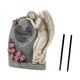 thumbnail image 4 of Estatua de jardín solar, figura de ángel, adorno de césped para paisaje, patio, balcón Beige, 4 of 8