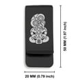 thumbnail image 2 of Stainless Steel Hei Tiki Maori Symbol Classic Slim Money Clip Credit Card Holder, 2 of 2