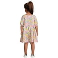 thumbnail image 3 of Wonder Nation Toddler Girl Tiered Dress, Sizes 12M-5T, 3 of 5