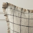 thumbnail image 4 of Safavieh Alita 20" x 20" Bohemian Linen Decorative Pillows, Natural/Black, 4 of 4