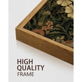 thumbnail image 4 of Drsoum Vintage Dragonflies and Flowers Canvas Prints Home Decor Painting Picture Bedroom Wall Art Bathroom Living room 8x10in Brown Framed, 4 of 7