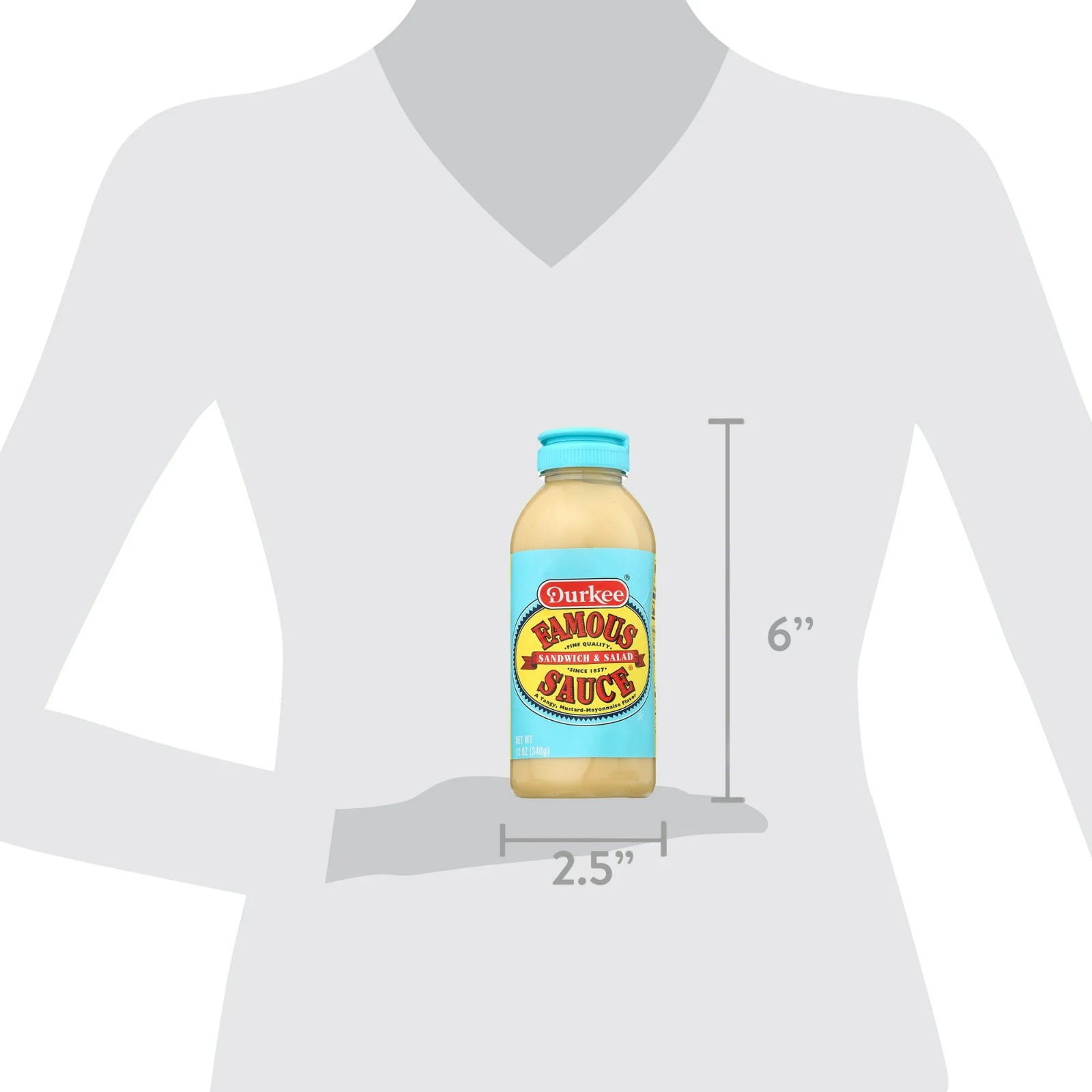 Durkee Famous Sandwich & Salad Sauce, 12 oz (2 Bottles)