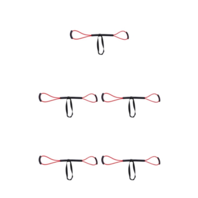 Eigraketly Bandas de resistencia de boxeo Cuerda de tracción para entrenamiento de fuerza de Muay Thai rojo 20 lbs Type2 NO2