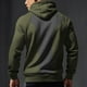 thumbnail image 4 of pstuiky hombres de manga larga, Suéter informal de moda para hombre, color liso, con capucha y manga larga top de hombre xxl, 4 of 9