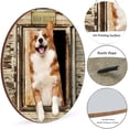 thumbnail image 2 of Nice Butt Dog Bathroom Vintage Round Wooden Sign Wood Painting Wall Decor for Bathroom Home Bar Coffee Animal Sign Toilet Posters Rustic Wall Art Housewarming Gift 12x12 Inches, 2 of 6
