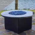 thumbnail image 5 of Blue Ridge Brand™ 1/2" Reflective Glass for Fireplace and Landscaping Fire Pit Glass - Blue - 50 Pound, 5 of 6