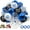 Blue, Black, White, Clear, variant on 78 Pcs Graduation Balloons Class of 2026 Graduation Party Decorations Red Black Congrats Grad Balloons with Ribbons, 12 Inch Red White Confetti Ballons for Grad Decorations Supplies