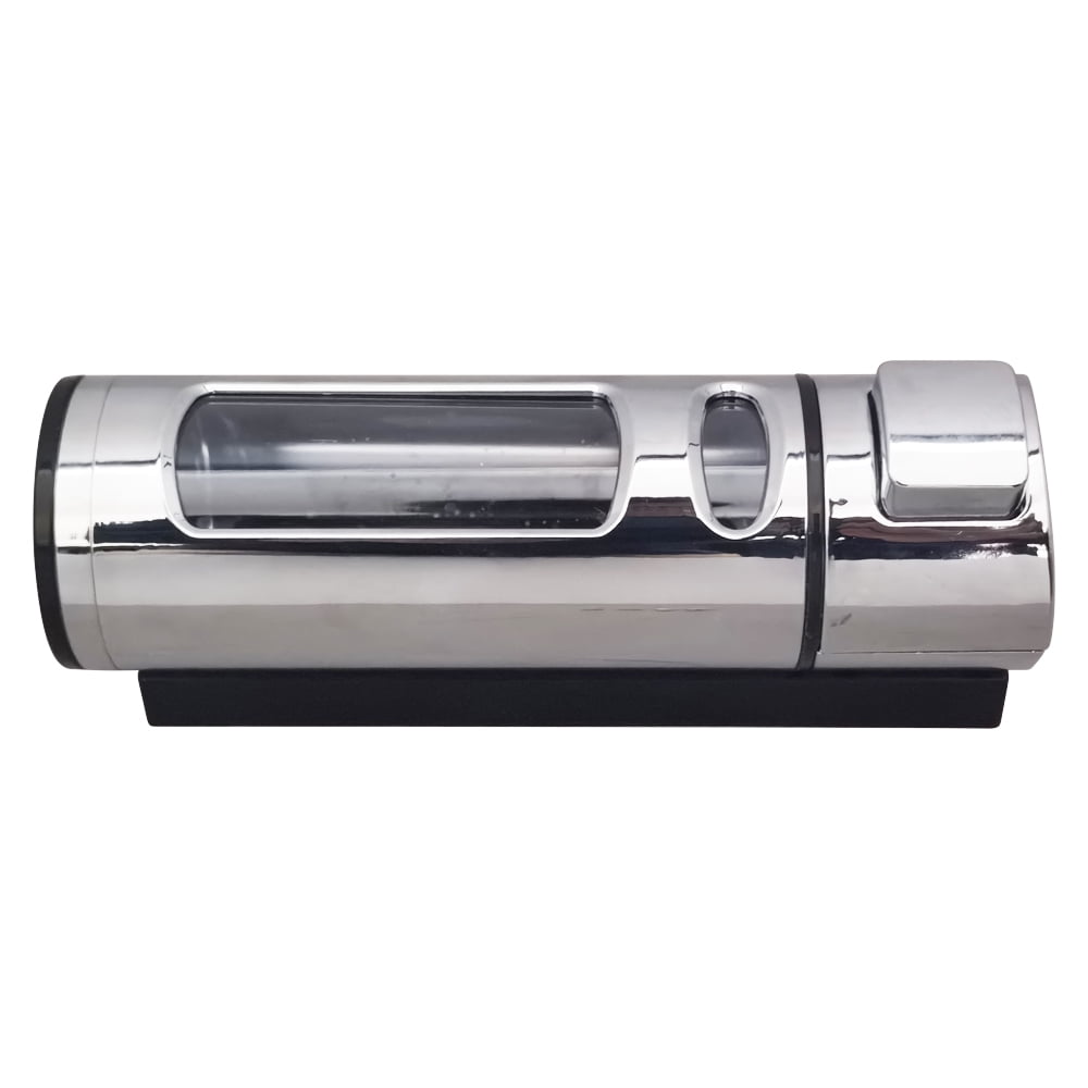 INTSUPERMAI 400ML Soap Dispenser Wall Mount Silver Shampoo Shower Dispenser for Bathroom Hotel