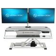 thumbnail image 3 of VersaDesk PowerPro Elite 36" Electric Standing Desk Converter w/ Programmable Switch, USB Port & Mobile APP, White, 3 of 7