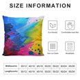 thumbnail image 6 of Acheng Paint Splatter Backdrop Throw Pillow Decorative Pillows Elegant and Soft Corduroy Pillow Covers for Couch, Bed, Sofa ,Set of 2 White, 6 of 6