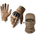 thumbnail image 1 of Men's Motorcycle Gloves Touch Screen Motocross Riding Protective Gear Full Finger Black, 1 of 7