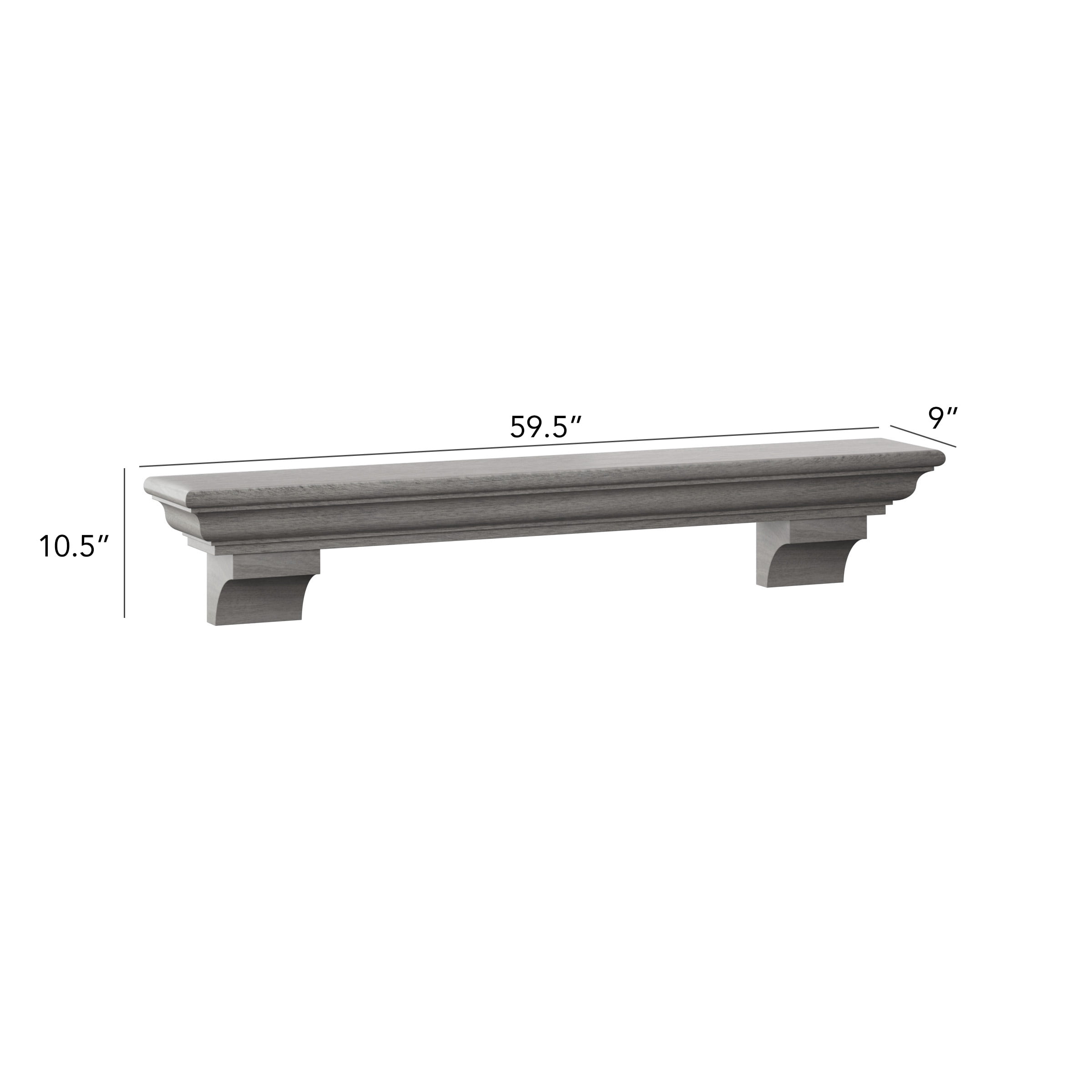 Twin Star Home Secretary Desk with USB Charging Ports