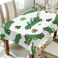 thumbnail image 4 of Saint Patrick Clover Truck Tablecloth Rectangle Colorful Table Cloth Large Square Table Cover for Dining Kitchen Party 60"x90" Decor Gift, 4 of 7