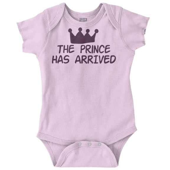 the Prince Has Arrived Handsome Son Bodysuit Jumper Boys Infant Baby Brisco Brands 12M