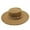 Khaki, variant on Unisex Classic Wide Brim Fedora Hat For Daily Use And Formal Events With A Fashionable Flat Top Design And Sun Protection Function Sky Blue,M