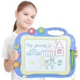 thumbnail image 2 of Magnetic Drawing Board Magic Boards For Kids For 3 4 5 Years Old,blue, 2 of 5