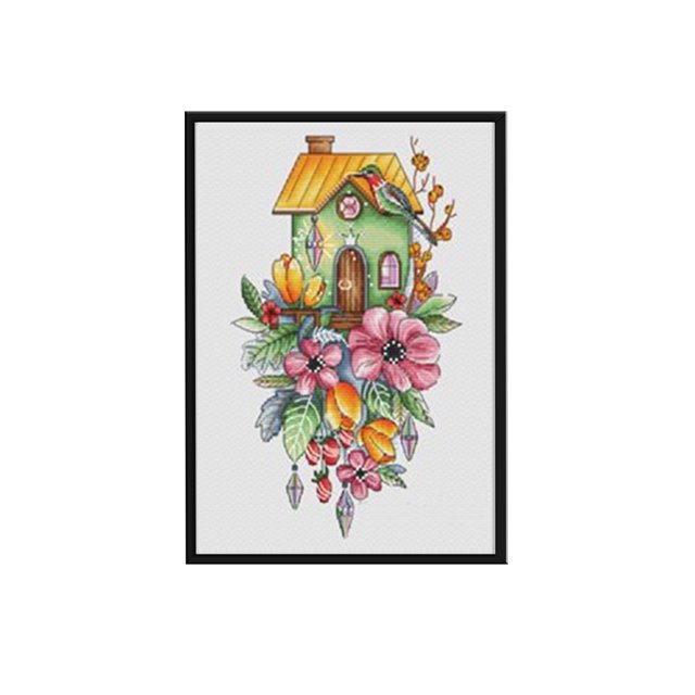 Cuadros Decorativos 11CT estampado DIY medio punto de cruz tela bordado arte lienzo costura Sywqhk Nuevos Originales