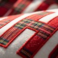 thumbnail image 2 of Unique Bargains 2 Pack Throw Pillow Covers Tartan Cushion Cases Red Plaid HoHoHo 18"x18", 2 of 8