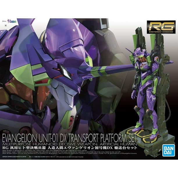 Bandai Hobby Evangelion Unit01 EVA01 DX Transport Platform RG 1/144 Model Kit