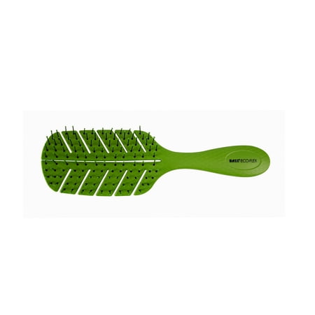 Bass Brushes Bio Flex Detangler Hair Brush Green, 1 Ea