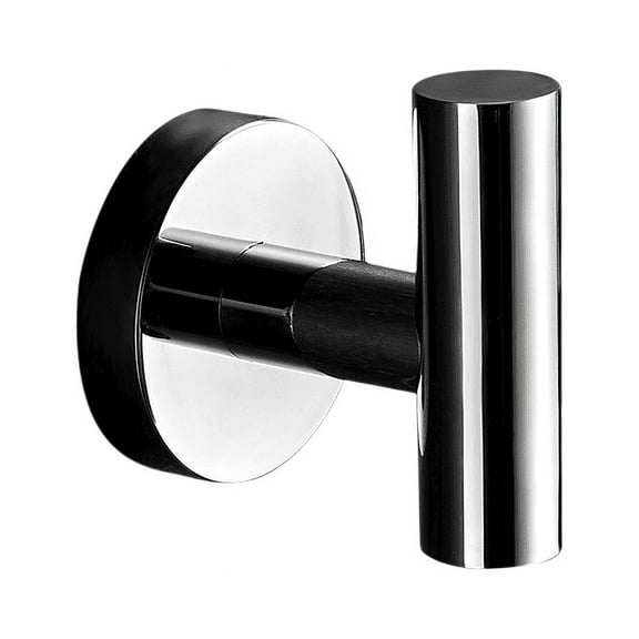 Silver No hole punching hook clothes rack coat hook single hook single hook wall hanging wall into the door closet hook