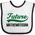thumbnail image 3 of Inktastic Future Mathematician Boys or Girls Baby Bib, 3 of 4