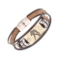 thumbnail image 4 of SmartBy Retro Unisex 12 Constellations Multi Layer Braided Faux Leather Bracelet Jewelry, 4 of 4
