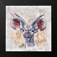 thumbnail image 2 of Bolokofsky, Ronald 20x20 Black Modern Framed Museum Art Print Titled - Young Kudu, 2 of 5