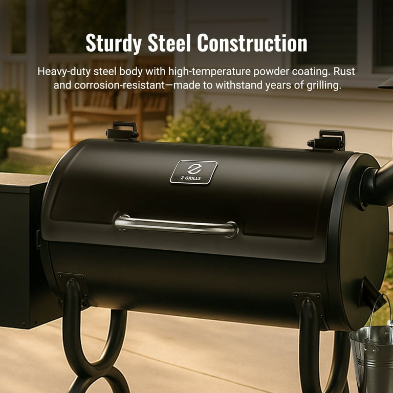 BBQグリル Z Grills Upgrade Wood Pellet Grill & Smoker, 8-in-1 BBQ, 560