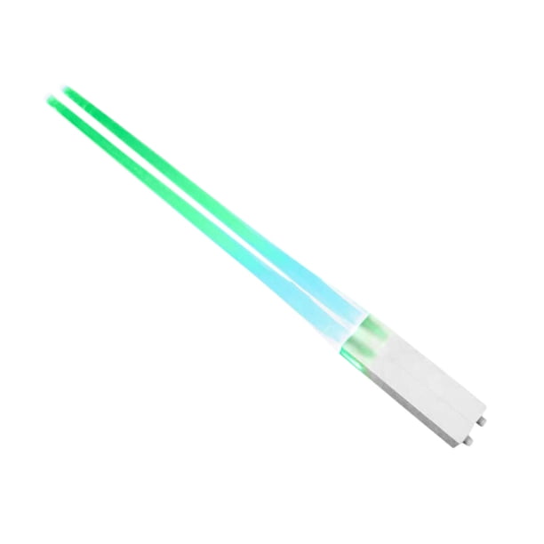 Luz Del Botón Pulsador,Palos de Espada de Luz Palos de Comedor Led Brillantes,Botón Pulsador de Plástico de 26 cm Fácil Encender Y Apagar,Utensilios de Cena de Sushi Divertido Portátil Ligero para Com
