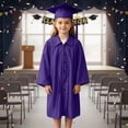 thumbnail image 4 of Dpytoraw Kids Graduation Cap and Gown Set, Preschool & Kindergarten Graduation Outfit with Tassel Size 2-3 Years, 4 of 5