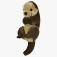 thumbnail image 2 of Aurora - Medium Brown Miyoni - 10" Sea Otter - Realistic Stuffed Animal, 2 of 4