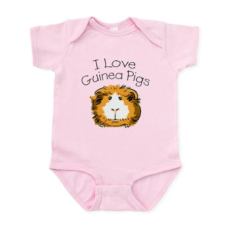 

CafePress - I Love Guinea Pigs Infant Creeper - Baby Light Bodysuit Size Newborn - 24 Months