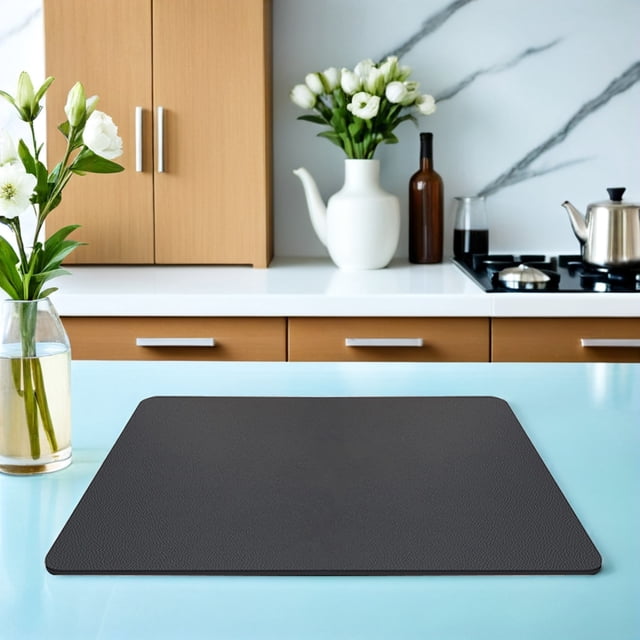 Milisten Alfombrilla Para Encimera Cocina De Platos Con Absorción Rápida Y Antideslizante