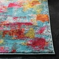 thumbnail image 4 of Safavieh Luxor Fedelma Abstract Runner Rug, Aqua/Fuchsia, 2.2' x 7', 4 of 10