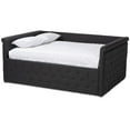 thumbnail image 1 of Baxton Studio Amaya Tufted Queen Daybed in Dark Grey, 1 of 8