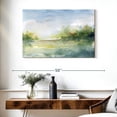 thumbnail image 3 of Elephant Stock Clear Day Wall Art - Horizontal Canvas Wall Art - Living Room Wall Decor - Abstract Canvas - Blue And Gray Decor By Carol Robinson - 39" x 26", 3 of 8