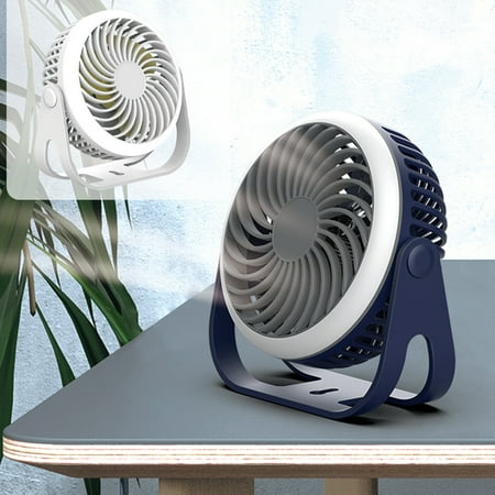

KBODIU Mini Fan Outdoor Portable Desktop Fan with Night Light High Wind Silent Charging Small Fan Lighting & Ceiling Fans