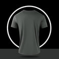 thumbnail image 4 of Antinious Men Solid Short Sleeve Crewneck Summer Zip Pocket Casual T-Shirts, 4 of 5
