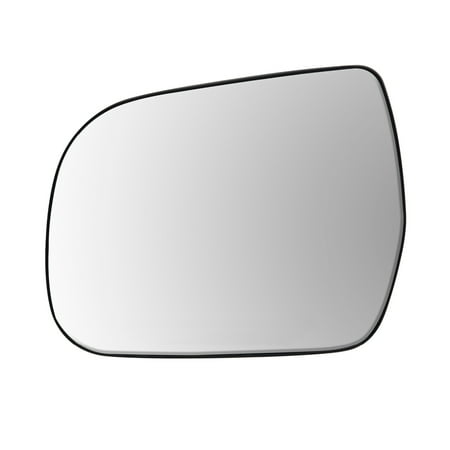 88289 - Fit System Driver Side Non-heated Mirror Glass w/ backing plate, Toyota Sienna 11-14, 6" x 7 9/ 16" x 8 9/ 16" (w/ o memory, w/ o blind spot detection)