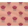 thumbnail image 4 of oneOone Cotton Flex Fabric Leaves & Lotus Block Decor Fabric Printed BTY 40 Inch Wide, 4 of 4