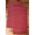 thumbnail image 6 of Mainstays Ribbed Chambray Table Runner, 13 in x 72 in, Cotton Polyester Blend, Red, 1 Piece, 6 of 6