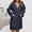 1# Navy cheap stuff under 5 dollars, variant on Dyegold Plush Robes For Women Lightweight Fuzzy Fleece Short Bathrobes Cute Soft Fluffy Spa Shower Pajamas Coats Loungewear